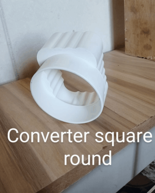 Converter Square to Round - Premier Wall and Floor Solutions